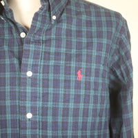 BUTTON DOWN RL SHIRT - L -