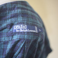 BUTTON DOWN RL SHIRT - L -