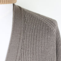 CARDIGAN GRAN SASSO LANA CASHMERE E SETA - L -
