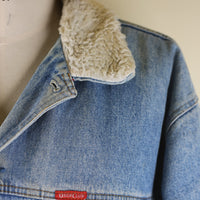 GIACCA DI JEANS SHERPA VINTAGE -XL-