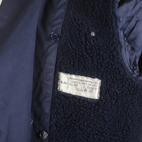 Navy Trench Coat - L -