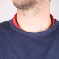 Pacco da 3 T-shirt 100% cotone pettinato ( 2 bianche e 1 blu)
