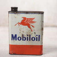 Mobiloil tin industrial decor