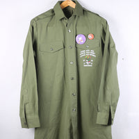 CAMICIA ARMY CON STAMPA - S/M -