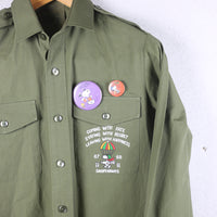 CAMICIA ARMY CON STAMPA - S/M -