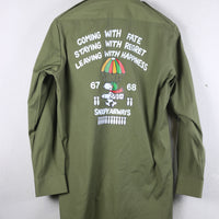 CAMICIA ARMY CON STAMPA - S/M -