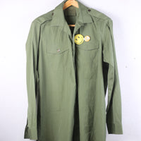 ARMY SHIRT WITH PRINT - L -