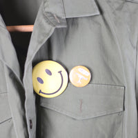 ARMY SHIRT WITH PRINT - L -