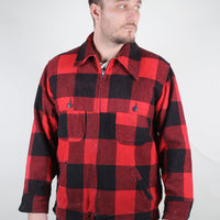 BUFFALO MACKINAW WOOL JACKET L.L. BEAN - L -