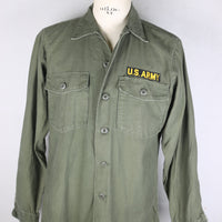 US ARMY OG 107 Shirt 1960s - L -