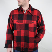 BUFFALO MACKINAW WOOL JACKET L.L. BEAN - L -