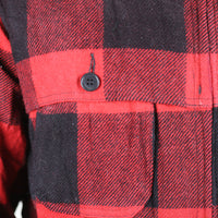 BUFFALO MACKINAW WOOL JACKET L.L. BEAN - L -