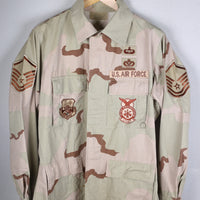 DESERT WOODLAND US AIR FORCE JACKET - L - (MEDIUM LONG)