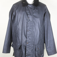 Wax Jacket VINTAGE with removable padding - L -