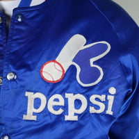 VINTAGE PEPSI NYLON JACKET MADE IN USA - L -