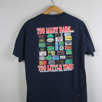 T-SHIRT TOO MANY BARS -L-