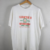 T-SHIRT SANTAS WORK SHIP -XXL-