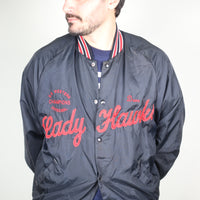 VINTAGE NYLON JACKET MADE IN USA - XL -