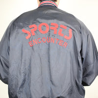 VINTAGE NYLON JACKET MADE IN USA - XL -