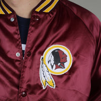 VINTAGE NYLON JACKET MADE IN USA REDSKINS - XL -