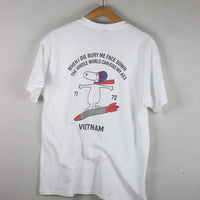 T-shirt tubolare vietnam 71-72 souvenir snoopy