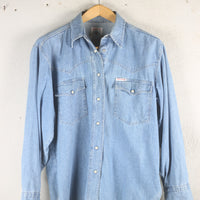 WAMPUM WOMEN'S Denim Shirt -L-