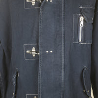 GIACCA LEGGERA CON GANCI - L -