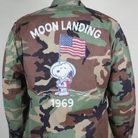 BDU WOODLAND Us Army SNOOPY Jacket - L -
