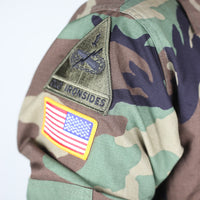 BDU WOODLAND Us Army Donald Duck Jacket - L -