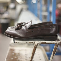 Leather tassel loafer