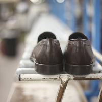 Leather tassel loafer