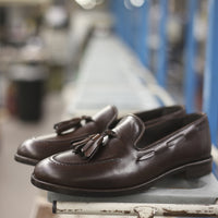Leather tassel loafer