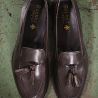Leather tassel loafer