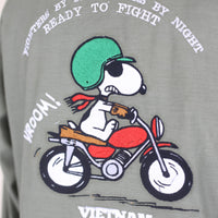 Camicia Og 107 us Army con ricamo Snoopy - M -