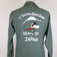 Camicia Og 107 US ARMY con ricamo Snoopy -S-