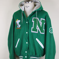 Vintage Made in Usa Varsity with Snoopy Embroidery - L - Women
