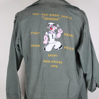 Camicia Og 107 us Army con ricamo POPEYE - M -