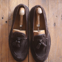 Mocassino con nappe in camoscio