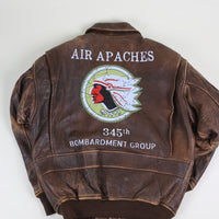 A2 Air Apache Leather Jacket - M -