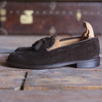 Mocassino con nappe in camoscio
