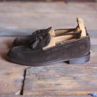 Mocassino con nappe in camoscio