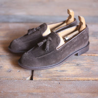 Mocassino con nappe in camoscio