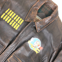 A2 23rd Bombardment Leather Jacket - L -