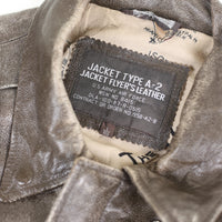 A2 Blood Chit Leather Jacket - L -
