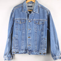 GIACCA DI JEANS CON STAMPA - M/L -