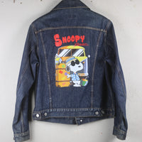 GIACCA DI JEANS CON STAMPA - M -