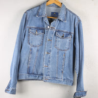 GIACCA DI JEANS CON STAMPA - M -
