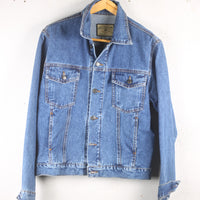 GIACCA DI JEANS CON PATCH - M -