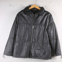 Women's vintage leather jacket - XL -
