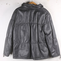 Women's vintage leather jacket - XL -